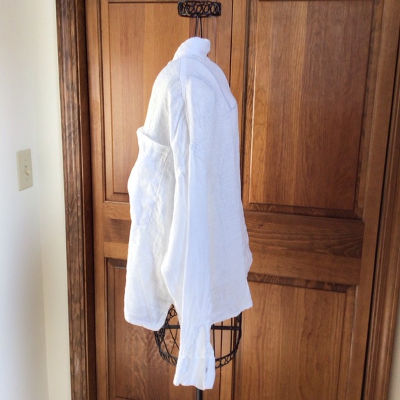 Cynthia Rowley linen jacket/shirt, Medium - Picture 4 of 4